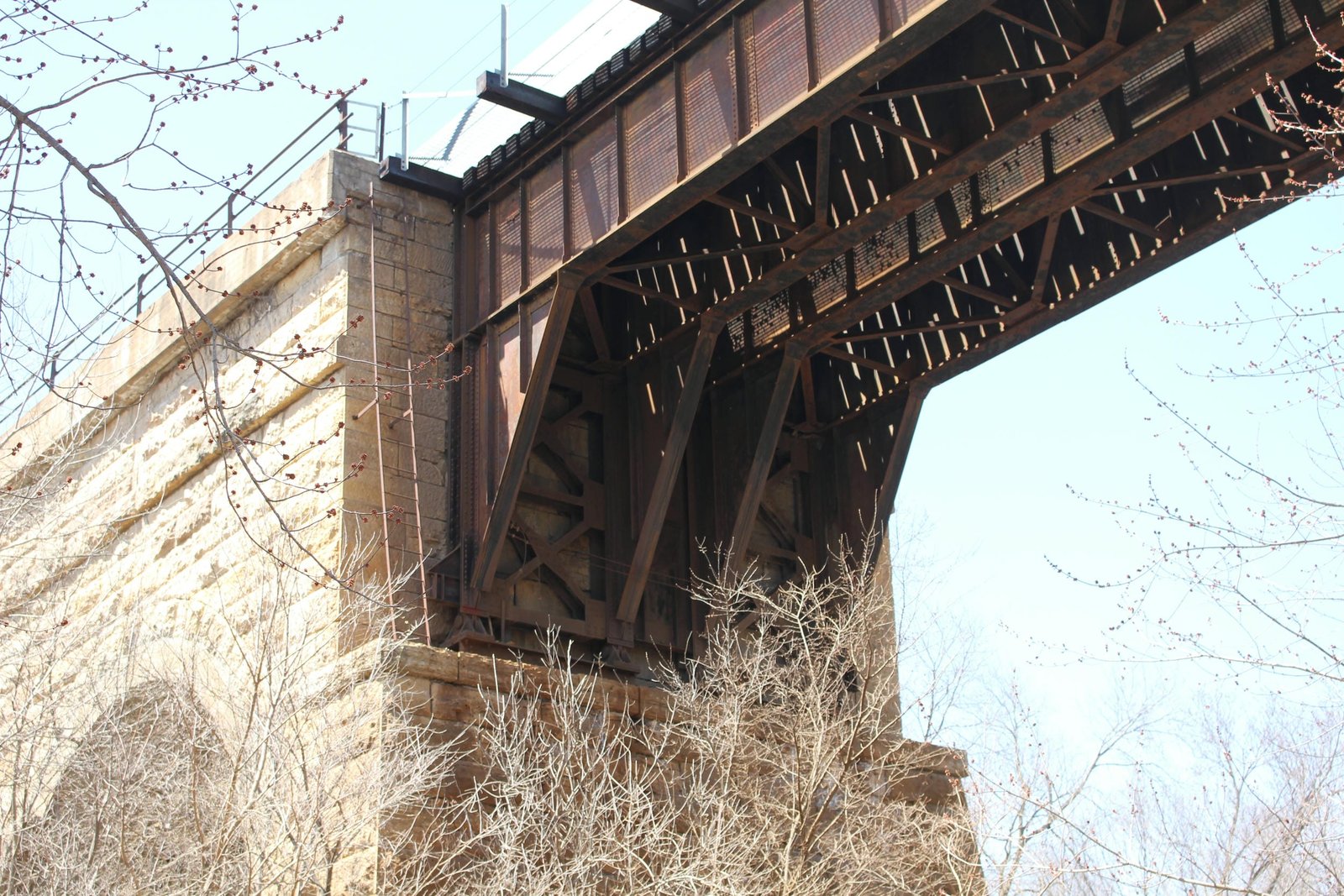 Risers on west approach